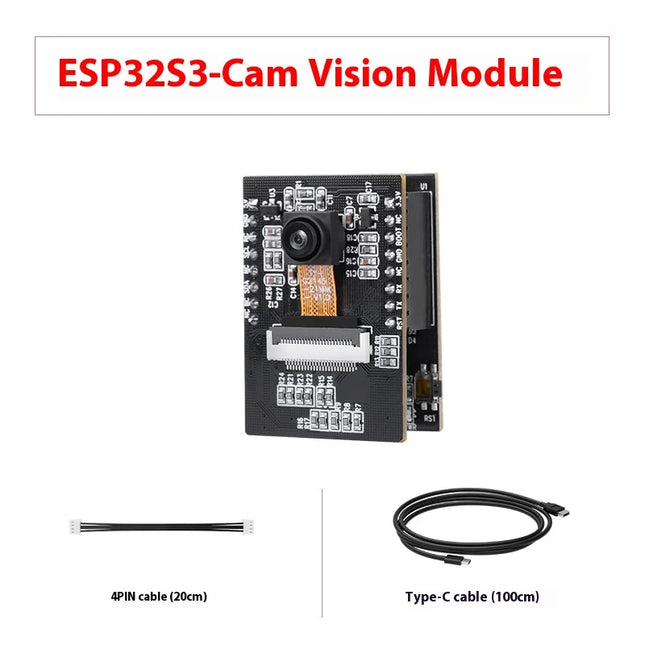 ESP32 Visual Recognition Module Wifi Real-time Graphic Transfer IIC/Serial Open Source Sensor AI Smart Camera