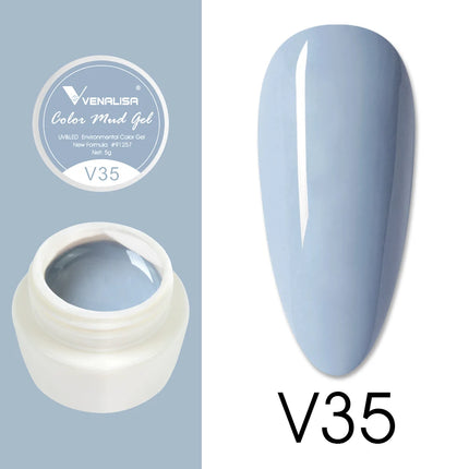 VENALISA Color Mud Gel Pure DIY Nail Art Design UV Gel Polish Professional Manicure Varnishes for Quality Artistry