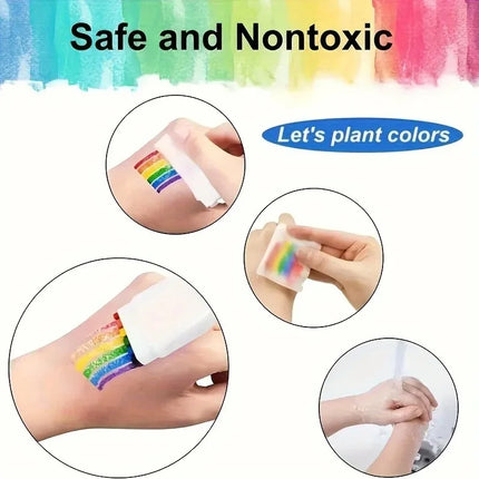 Rainbow Crayon Paint Rainbow Birthday Party Colourful Theme Party Accessories Party Family Costume Gift Pocket Size