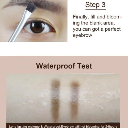 Lazy Eyebrow Powder Palette Kit 3D Thrush Natural Eyebrow Enhancers High Color Rendering Waterproof Lasting Eyes Makeup Cosmetic