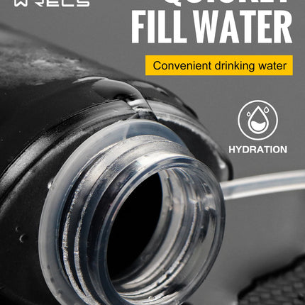 WRELS Water Bottle TPU Folding Soft Flask Outdoor Sport Water Bag Collapsible Water Bottle 500ml For Running Camping BPA Free