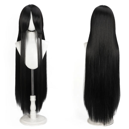 Long Straight Cosplay Wig 100CM Multiple Colors Pink Blonde Black Anime Costume Wig Universal Synthetic Cos Wig Daily Party Wig