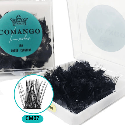 Cluster Lashes Individual Lashes Loose Fan Lash Extensions Lash Clusters C/D Curl 10/12/14/16/18mm DIY Eyelash Extensions