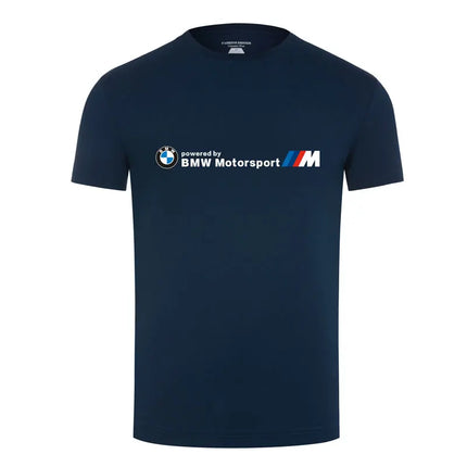 BMW Clothes T-shirt Large Size Polo Crew Neck Short Sleeve Trend Racing Series Men's T-shirt Pure Cotton Streetwear SUMMER