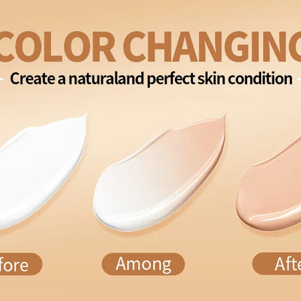Color Changing Foundation Stick with Spf 15, All Day Flawless, Natural-Looking Complexion, Long-Lasting Wear