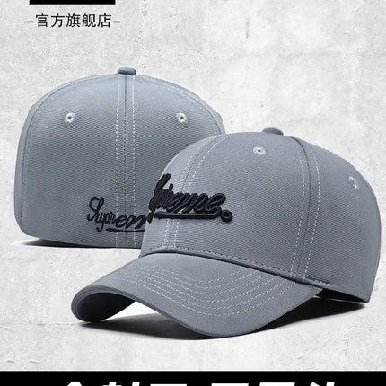 Back Closed Baseball Caps for Men and Women, Big Head and Small Head Hat, High Quality Headwear
