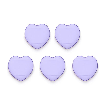 5/10pcs Heart Finger Puff  Mini Makeup Sponge Small Air Cushion Powder Sponge Case Face Concealer BB Cream Cosmetic Puff Beauty
