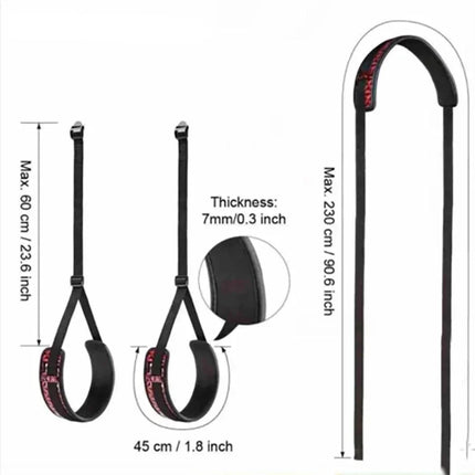 Couples Intimate Tools ncorporate Self Bandage Belt BDSM Configurations With Sex Swing Bondage And Leg Spreader Rope Systems