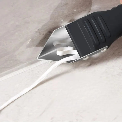 Multi-Functional Silicone Scraper Blade Set - Glue Remover Filler Corner Grout Crack Mud Tool for Home Use