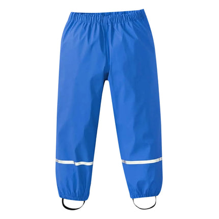 Kids Raincoat Rain Pants Waterproof Cartoon Children's Kids Rain Dungarees Mud Trousers Waterproof Breathable for Girls Boys