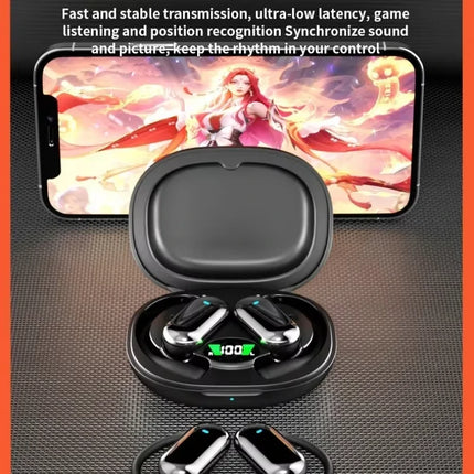 New Q16S Bluetooth Headset with Ai Translation Function, 144 Languages, Long Battery Life