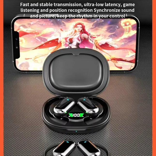 New Q16S Bluetooth Headset with AI Translation Function, 144 Languages, Long Battery Life