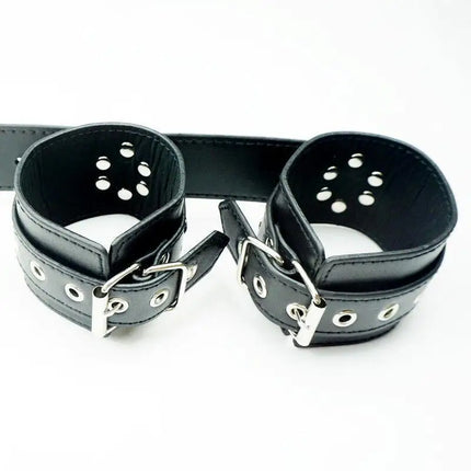 Sex Toys For Woman Couples Handcuffs Set Bondage Gear Bed Restraints Rope Strap Adult Game Wrists Neck Cuffs