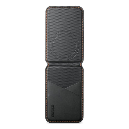 Luxury Business Leather Wallet Card Holder Bag For iPhone & Samsung Galaxy MagSafe Accessories With Slim Geometric Design Gift