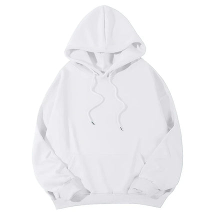 Autumn Winter Fleece Hoodies Fashion Casual Sweatshirts Men Women Harajuku Warm Oversized Pullovers 11 Colors Hip Hop Streetwear
