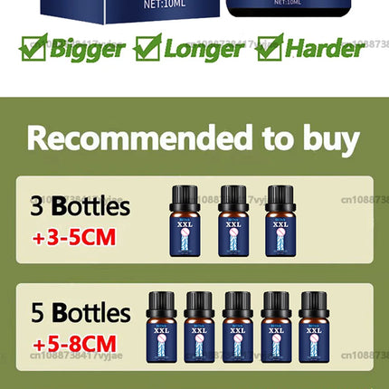 Penis Permanent Thickening Growth Man Massage Enlargement Oils Cock Erection Enhance Big Dick Enlarge Liquid Men Adult Products