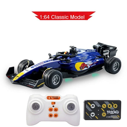 F1 Formula Racing Car 1:64 RC Car mini 2.4G APP Control  Alloy Remote Control Car with Light Toys for Children's Christmas Gifts