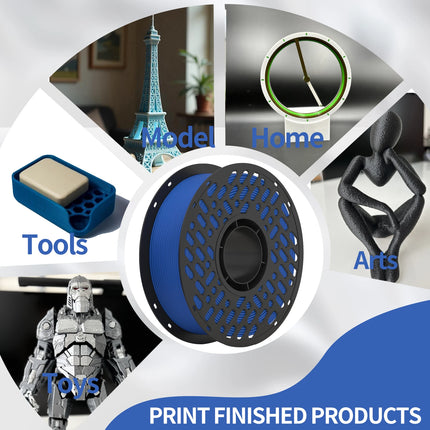CaiLab PETG 3D printing filament 1.75mm high speed printing no clogging 1kg spool FDM printers suitable for fast