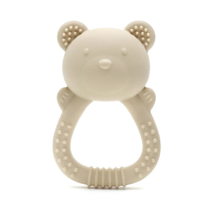 2025 Bear Teether Lion Baby Rattle with Bell Sunflower Silicone Teether 0-1 Year Toy Musical Baby Toy Baby Teether