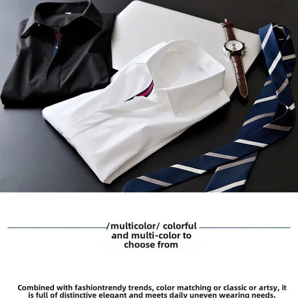 Fall Hot Sale Of The Season Men's Printed Casual Long Sleeve Shirt Elastic Slim Fit Business Shirt Fashionable Trendy Brand Squa