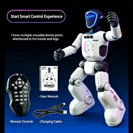 AI Programmable RC Robot Dog With Detachable Loading Basket Multifunctional Stunt Mechanical Pet Children Holiday Toy
