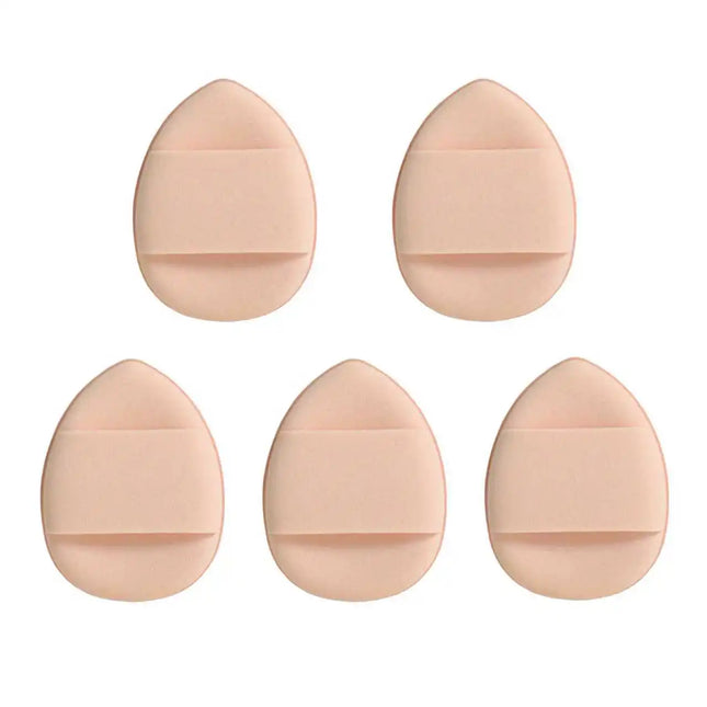 5Pcs Mini Finger Puff Foundation Small Air Cushion Powder Sponge Face Concealer Bb Cream Cosmetic Applicator Makeup Tools