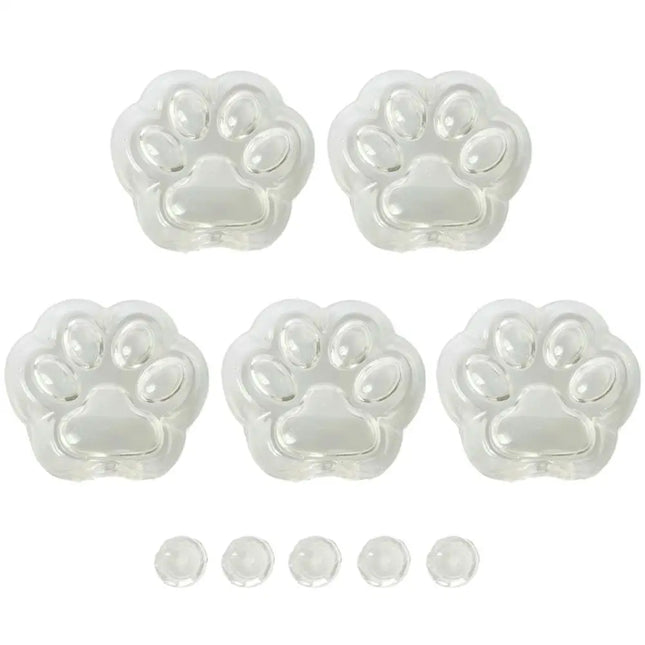 Cat Paw Hollow Ball Skin DIY Stress Relief Toy Slow Rebound Fidget Sensory Ball Toy Decompression Irregular Ball Cover
