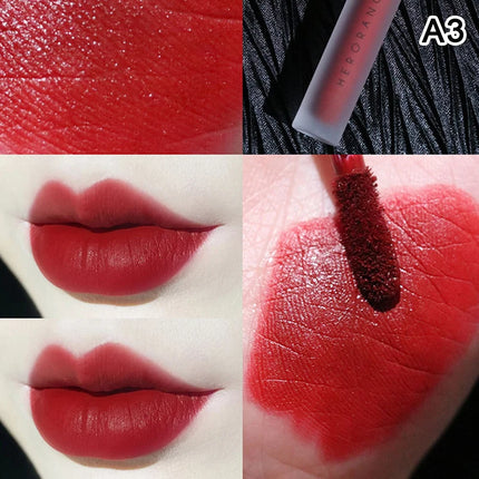 1Pc HERORANGE Velvet Matte Lip Mud Lip Glaze Easy To Apply Waterproof Non Smudging Long Lasting Non Stick Cup Cosmetic