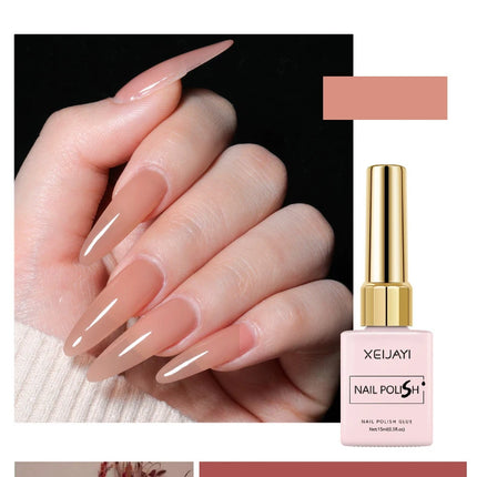 Colored Square Bottle Nail Varnish Gel 60 Colors Gloss Matte Ice-clear Nail Polish Fruit Green Nail Art Soak Off UV Gel Lacquer