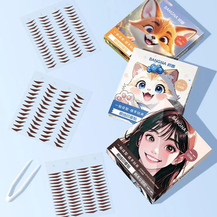 Eyeliner Stamp Stickers Water Resistant Sweat Resistant Fitting Eye Beauty Stickers Eye Eyeliner Patches Makeup Stencils