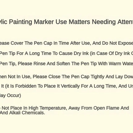 LANGUO 171/9 Colors Direct Liquid Acrylic Paint Pens Brush Marker for Rock Painting Stone Canvas DIY Art Supplies Stationery
