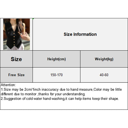 Women's French Temperament V-neck Sleeveless Slim Fit Knitted Vest Single Breasted Elegant Style