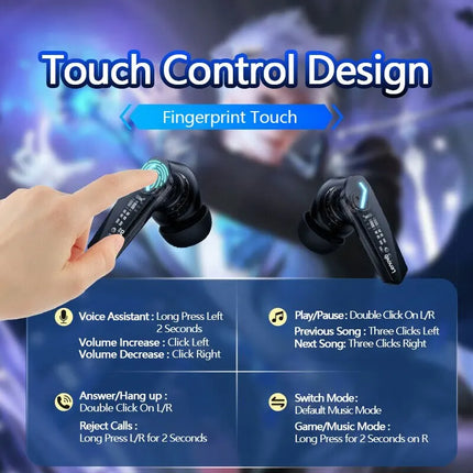 Choice Lenovo GM2 Pro Wireless Bluetooth Headset Gamer Noise Cancelling Earbuds Wireless Headphones Bluetooth Earphones