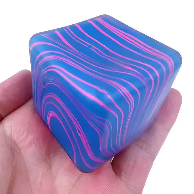 Ripple Ice Cube Squeeze Toy for Stress Relief Internet Celebrity Maltose Cube Fun Popular Product