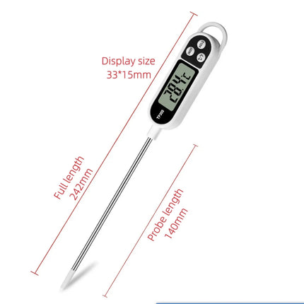 1PCS Food Thermometer TP300 Digital Kitchen Thermometer For Meat Cooking Food Probe BBQ Electronic Oven Kitchen Tools Portable