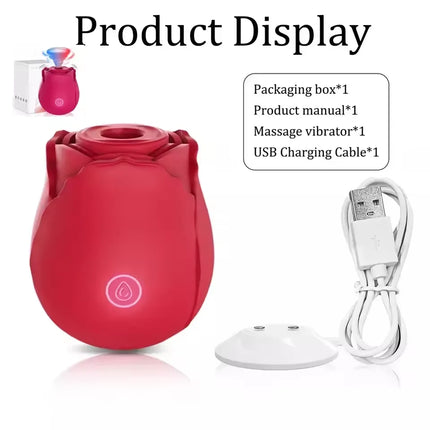 Powerful Vacuum Oral Intimate Stimulator, Multi Modes Clit & Nipple Sucking Vibrating Toy for Women Private Relax Gift