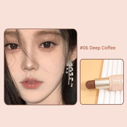 Waterproof powder blusher stick, transparent concealer multifunctional makeup stick, create a natural look