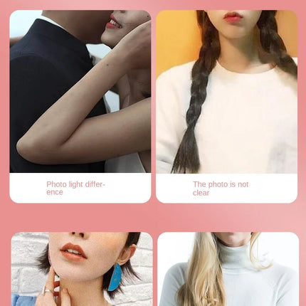 Ring Light Phone Selfie Stick LED Clip-on Rechargeable Round Lamp Live Stream for Smartphone Laptop IPad IPone