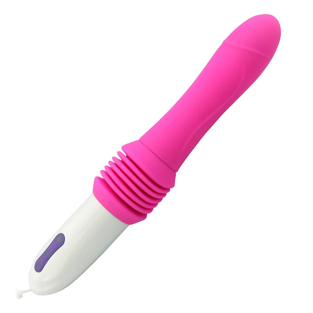 Wireless Remote Control Telescopic Cannon Machine, Women's Pull-out Vibration Massage Orgasm Masturbation Device, Adult Sex Toy
