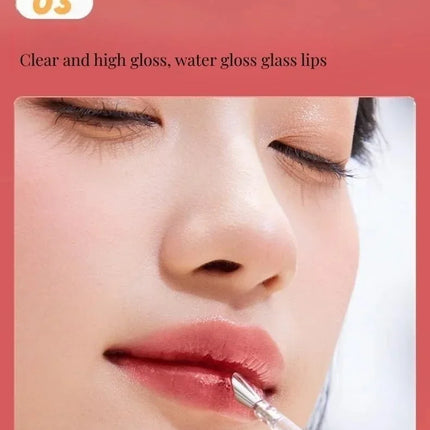 Judydoll Lip Glaze Mirror Shine Watery Lipstick Non-Stick Cup Long Lasting Moisturising Lip Tint Waterproof Makeup Cosmetics