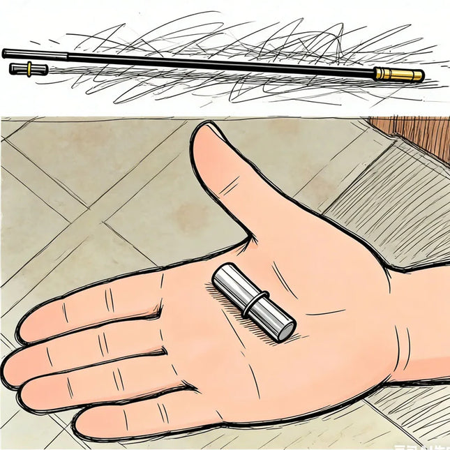 100pcs Appearing Mini Cane (Black 50cm Length) Magic Tricks Stage Street Magic Comedy Magia Wand