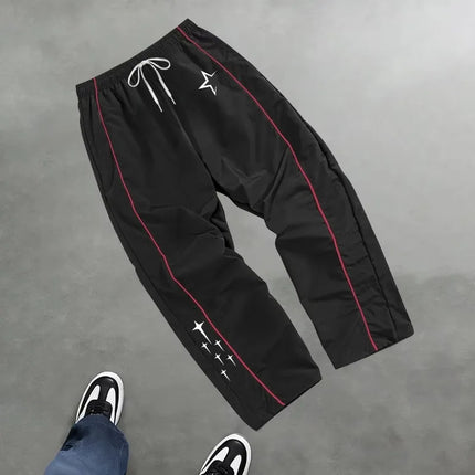 2026 New Men's Star Print Casual Sports Trouser Spring And Summer Fitness Training Trousers Suitable For Everyday Trendy Outfits