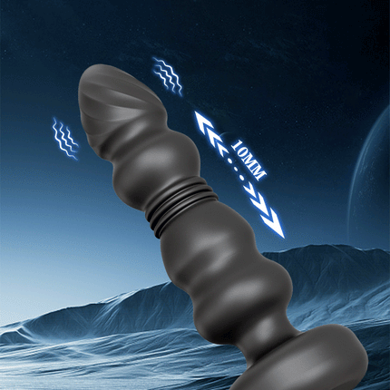 Thrusting Anal Plug Vibrator Butt Plug Male Prostate Massager Telescopic G Spot Vibrator Stimulator Sex Toys for Women Men 18+