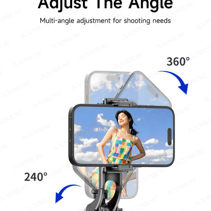 F16 Selfie Stick Tripod with 1708mm Long 8-Section Pole, Bluetooth Remote, 360° Rotation, 1/4 Interface, for Phone Camera Vlog