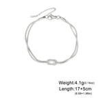 6 Love Knot Chain 1 / 17-22 cm