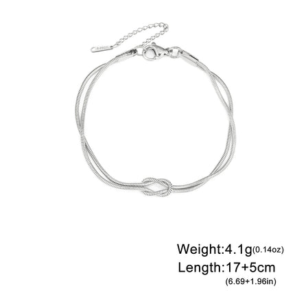 Skyrim Stainless Steel Gold Color Bracelet Twist Figaro Cuban Chain Bracelets Women Trendy Minimalist Jewelry Gifts Wholesale