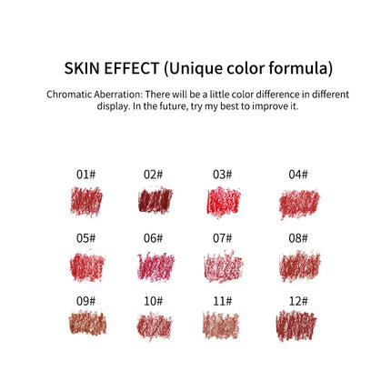 Matte Lip Liner Easy To Color And Not Easy To Fade Natural Plump And Good Looking Mouth Shape Lipstick Lip Pencil Cosmetics