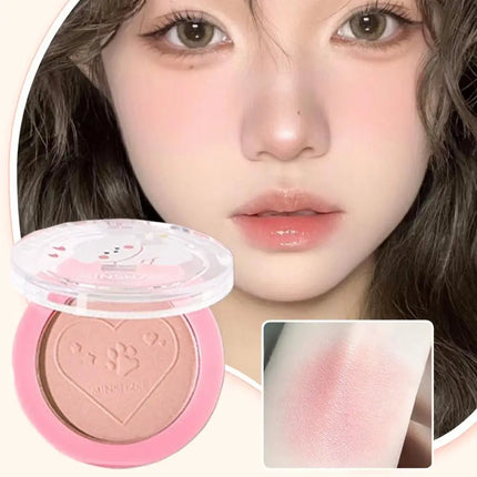 Monochrome Blush Whitening Matte Cosmetics Vitality Girl Nude Makeup Natural Smudge Monochrome Blush Plate