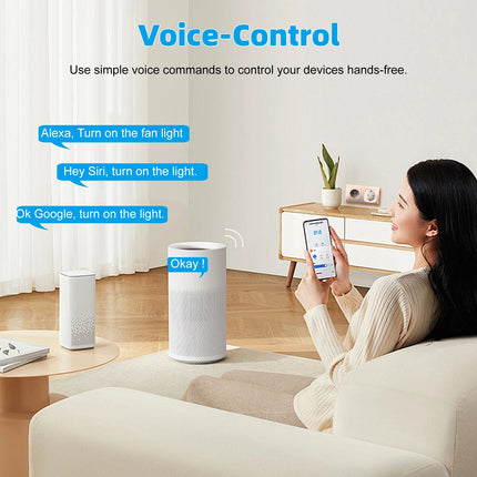 Matter Smart Home Plug Outlet Switch Relay Breaker Timer Voice Control APP Work With Alexa/Google Home/Smartthings/Home-Kit Siri