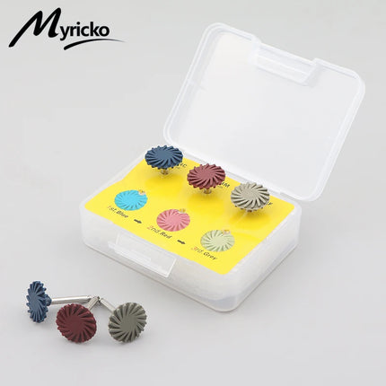 Dental Composite Resin Polishing Kit: Rubber Polishers, Diamond Systems, RA Discs, 14mm Wheels, Spiral Flex Brushes & Burs